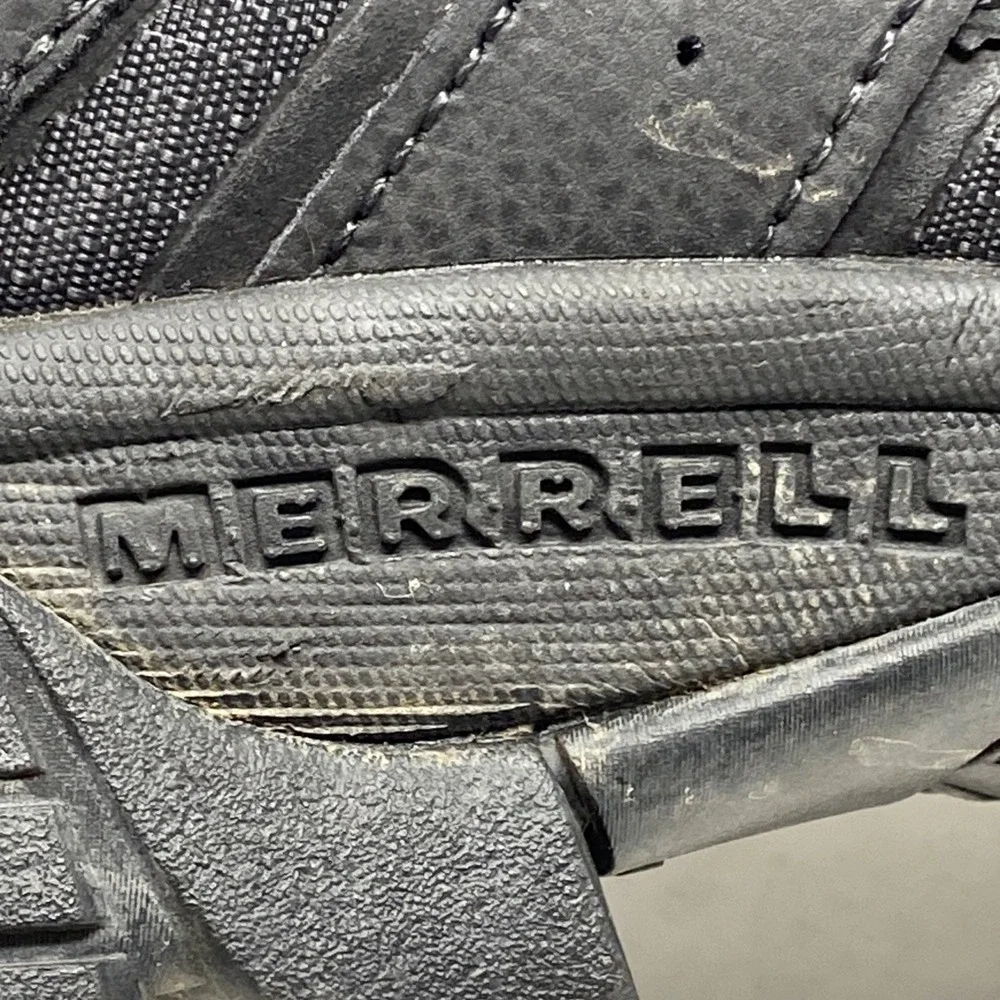 Merrell Tactical Moab 2 Mid Waterproof Boots Mens 13 Black J15853 Vibram Hiking